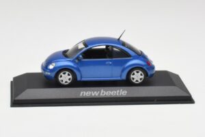 Volkswagen New Beetle Satellite Blauw Minichamps 1:43 430058004 Metaal