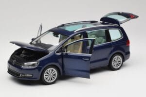 Volkswagen Sharan 7N Shadow Blauw Metallic Minichamps 1:18 110051100 Metaal — afbeelding 2 van 8