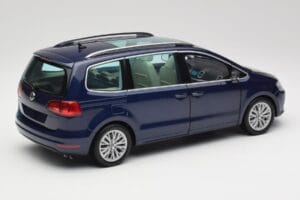 Volkswagen Sharan 7N Shadow Blauw Metallic Minichamps 1:18 110051100 Metaal — afbeelding 3 van 8