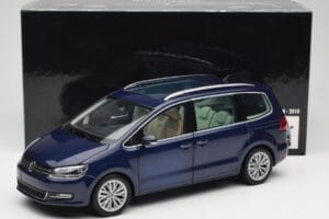 Volkswagen Sharan 7N Shadow Blauw Metallic Minichamps 1:18 110051100 Metaal — afbeelding 8 van 8