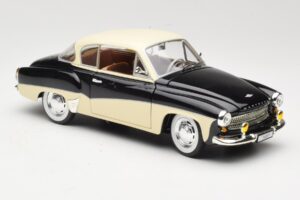Wartburg 311 Coupe Zwart & Beige Revell 1:18 8419 Metaal — afbeelding 6 van 8