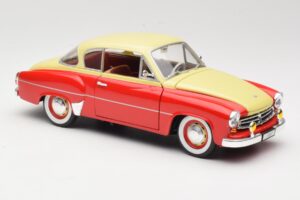 Wartburg 311 Coupe Rood & Beige Revell 1:18 8418 Metaal — afbeelding 6 van 8