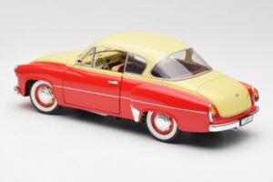 Wartburg 311 Coupe Rood & Beige Revell 1:18 8418 Metaal — afbeelding 7 van 8