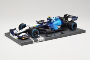 Williams Racing Mercedes FW43B #6 N. Latifi Belgian GP 2021 Minichamps 1:18 117211306 Metaal — afbeelding 2 van 6