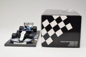 Williams Racing Mercedes FW43B #6 N. Latifi Belgian GP 2021 Minichamps 1:18 117211306 Metaal — afbeelding 6 van 6