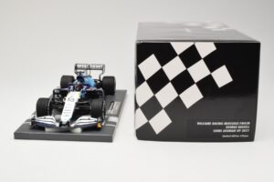 Williams Racing Mercedes FW43B #63 G. Russell Saudi Arabian GP 2021 Minichamps 1:18 117212263 Metaal — afbeelding 6 van 6