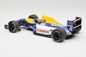 Williams Renault FW14B #6 R. Patrese 1992 Minichamps 1:18 110920006 Metaal — afbeelding 7 van 8