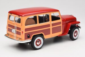 Willys Jeep Station Wagon Rood Road Signature 1:18 92858 Metaal — afbeelding 3 van 8