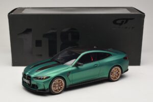BMW M4 CS G82 Frozen Isle of Man Green GT Spirit 1:18 GT994 Hars — afbeelding 6 van 6