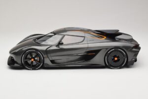 Koenigsegg Jesko Absolut 0-400-0 km/h Record Graphite Grey GT Spirit 1:12 GT575 Hars — afbeelding 3 van 6