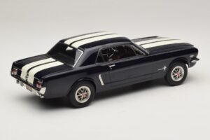 Ford Mustang Nightmist Blue Norev 1:18 182805 Metaal — afbeelding 2 van 6