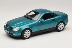 Mercedes SLK R170 Vivianite Green Norev 1:18 183021 Metaal — afbeelding 3 van 10