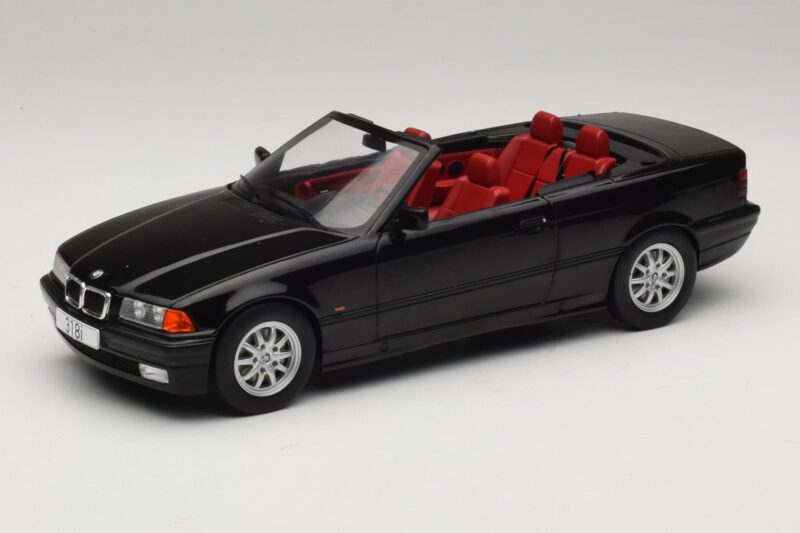 BMW 3 Series E36 Cabriolet Zwart MCG 1:18 MCG18318 Metaal