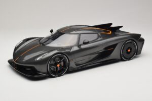 Koenigsegg Jesko Absolut 0-400-0 km/h Record Graphite Grey GT Spirit 1:12 GT575 Hars