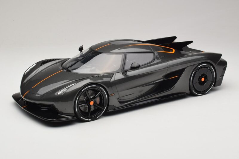 Koenigsegg Jesko Absolut 0-400-0 km/h Record Graphite Grey GT Spirit 1:12 GT575 Hars