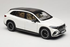 Mercedes EQS SUV X296 Manufaktur Diamond White NZG 1:18 B66960590 Metaal — afbeelding 6 van 8