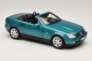 Mercedes SLK R170 Vivianite Green Norev 1:18 183021 Metaal — afbeelding 8 van 10