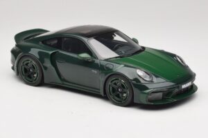 Porsche 911 992 Turbo S Brabus 900 Rocket R Mean Green GT Spirit 1:18 GT959 Hars — afbeelding 4 van 6