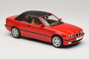 BMW 3 Series E36 Cabriolet Rood MCG 1:18 MCG18317 Metaal — afbeelding 5 van 7