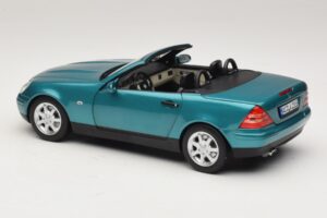 Mercedes SLK R170 Vivianite Green Norev 1:18 183021 Metaal — afbeelding 9 van 10