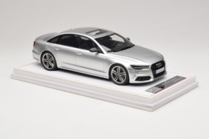 Audi S6 C7 Florett Silver Metallic IVY Merit 1:18 REMC038 Hars — afbeelding 4 van 7