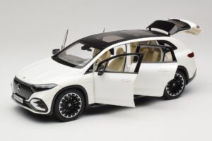 Mercedes EQS SUV X296 Manufaktur Diamond White NZG 1:18 B66960590 Metaal — afbeelding 2 van 8