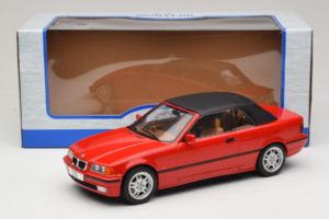 BMW 3 Series E36 Cabriolet Rood MCG 1:18 MCG18317 Metaal — afbeelding 7 van 7