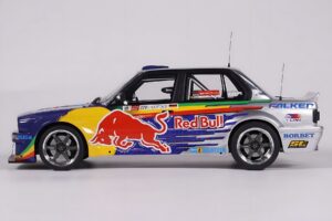 BMW E30 V8 #229 E. Hountondji Red Bull Driftbrothers Drift 2023 Blauw Otto 1:18 OT486 Hars — afbeelding 3 van 5