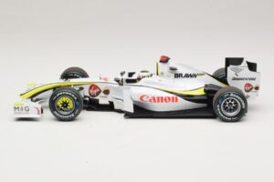 Brawn GP BGP001 #22 J. Button Singapore GP 2009 Minichamps 1:18 180090222 Hars — afbeelding 3 van 7