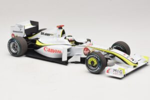 Brawn GP BGP001 #22 J. Button Singapore GP 2009 Minichamps 1:18 180090222 Hars — afbeelding 4 van 7
