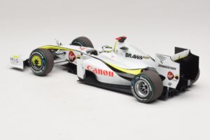 Brawn GP BGP001 #22 J. Button Singapore GP 2009 Minichamps 1:18 180090222 Hars — afbeelding 5 van 7