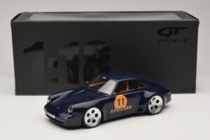 Porsche 911 964 Strosek Mega 30 Sea Blue GT Spirit 1:18 GT969 Hars — afbeelding 6 van 6