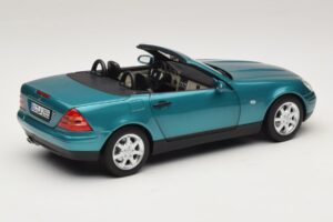 Mercedes SLK R170 Vivianite Green Norev 1:18 183021 Metaal — afbeelding 4 van 10