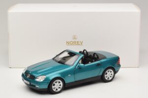 Mercedes SLK R170 Vivianite Green Norev 1:18 183021 Metaal — afbeelding 10 van 10