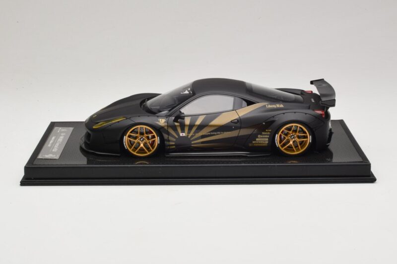 Ferrari 458 LB Works Matt Black BBA 1:18 REMC037 Hars