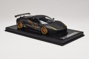 Ferrari 458 LB Works Matt Black BBA 1:18 REMC037 Hars — afbeelding 4 van 7