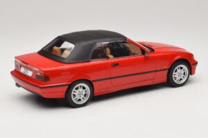 BMW 3 Series E36 Cabriolet Rood MCG 1:18 MCG18317 Metaal — afbeelding 3 van 7