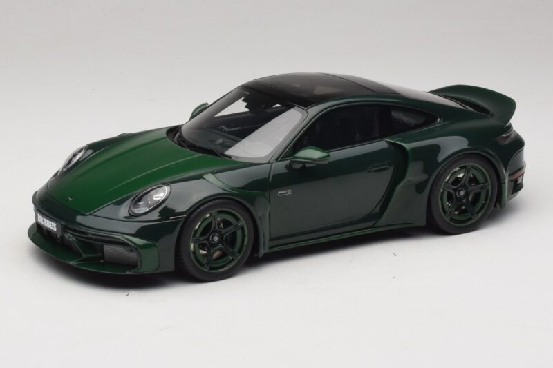 Porsche 911 992 Turbo S Brabus 900 Rocket R Mean Green GT Spirit 1:18 GT959 Hars