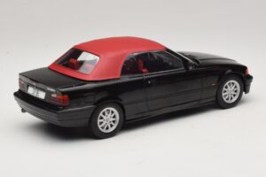 BMW 3 Series E36 Cabriolet Zwart MCG 1:18 MCG18318 Metaal — afbeelding 3 van 7
