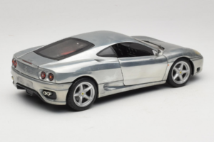Ferrari 360 Modena Chroomzilver Hot Wheels 1:18 27774 Metaal — afbeelding 3 van 8