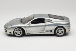 Ferrari 360 Modena Chroomzilver Hot Wheels 1:18 27774 Metaal — afbeelding 4 van 8