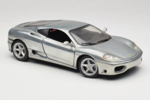 Ferrari 360 Modena Chroomzilver Hot Wheels 1:18 27774 Metaal — afbeelding 6 van 8