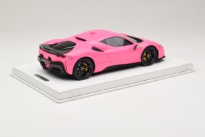 Ferrari SF90 Pack Fiorano Glans Qatar Pink BBR 1:18 RACELINE137 Hars — afbeelding 2 van 7
