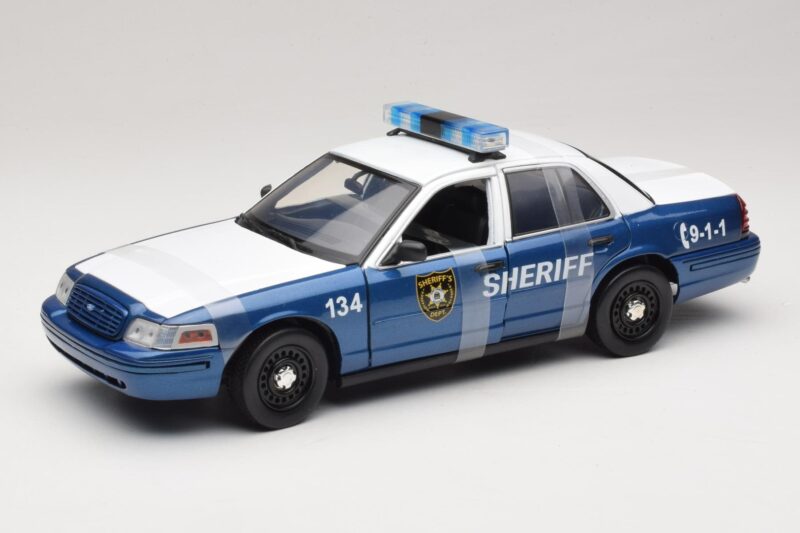 Ford Crown Victoria Police Interceptor The Walking Dead Greenlight 1:18 12957 Metaal