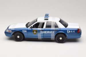 Ford Crown Victoria Police Interceptor The Walking Dead Greenlight 1:18 12957 Metaal — afbeelding 3 van 6