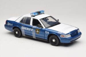 Ford Crown Victoria Police Interceptor The Walking Dead Greenlight 1:18 12957 Metaal — afbeelding 4 van 6
