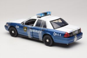 Ford Crown Victoria Police Interceptor The Walking Dead Greenlight 1:18 12957 Metaal — afbeelding 5 van 6