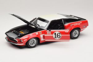 Ford Mustang Boss 302 #16 Bud Moore Engineering G. Follmer Trans-Am 1969 OEM 1:18 FORD006 Metaal — afbeelding 2 van 8