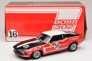 Ford Mustang Boss 302 #16 Bud Moore Engineering G. Follmer Trans-Am 1969 OEM 1:18 FORD006 Metaal — afbeelding 8 van 8