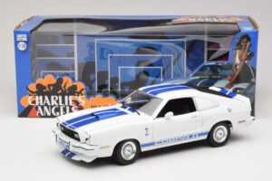 Ford Mustang II Cobra II Charlie's Angels Movie Greenlight 1:18 12880 Metaal — afbeelding 8 van 8